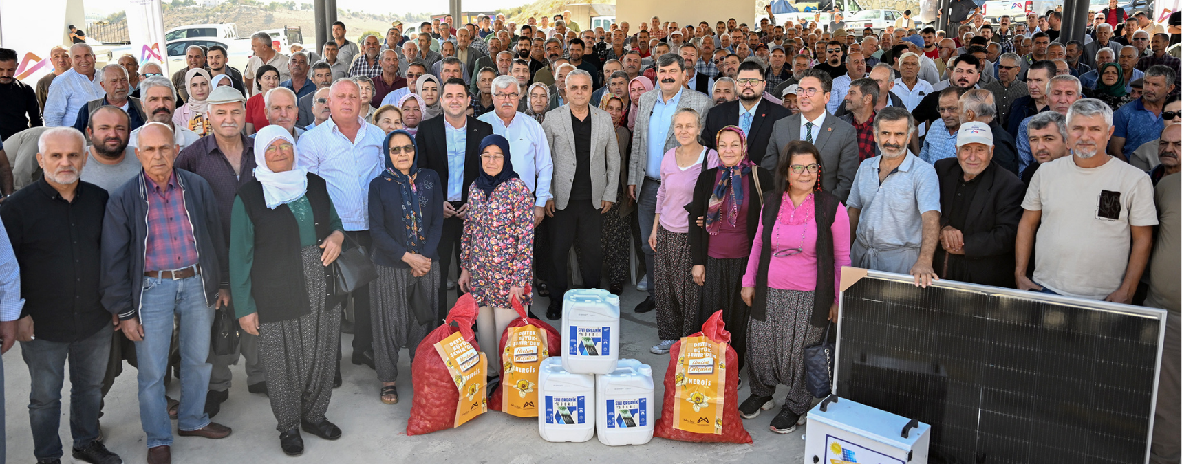 Mersinli Üreticilere Güneş Paneli, Sıvı Gübre ve Nergis Soğanı Desteği